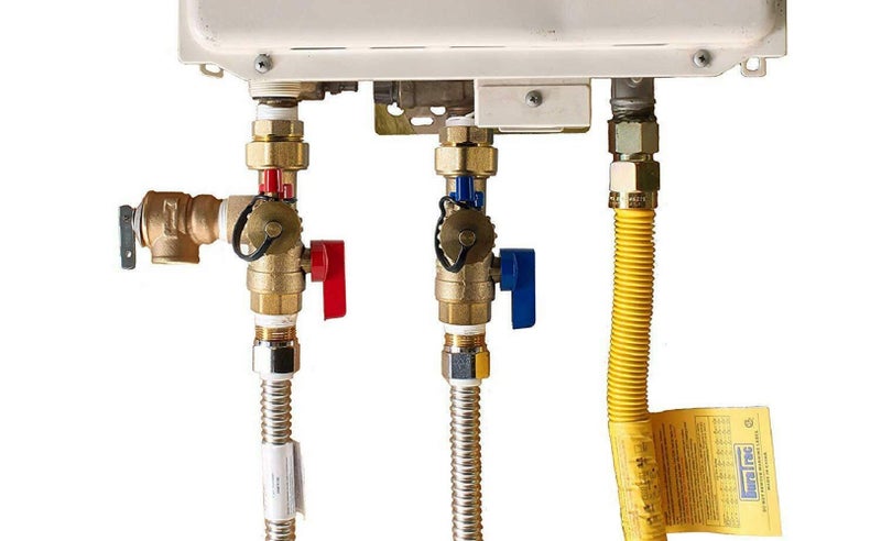 Libra Supply 3/4 inch IPS Isolator Tankless Water Heater Service Valve Kit â€“ 3/4'' FNPT X FNPT Thread Brass Isolation Set with Pressure Relief Valve | Pipe Fittings, Supplies & Spare Parts - Image 5